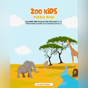 Digital Zoo Kids Educational Coloring Book